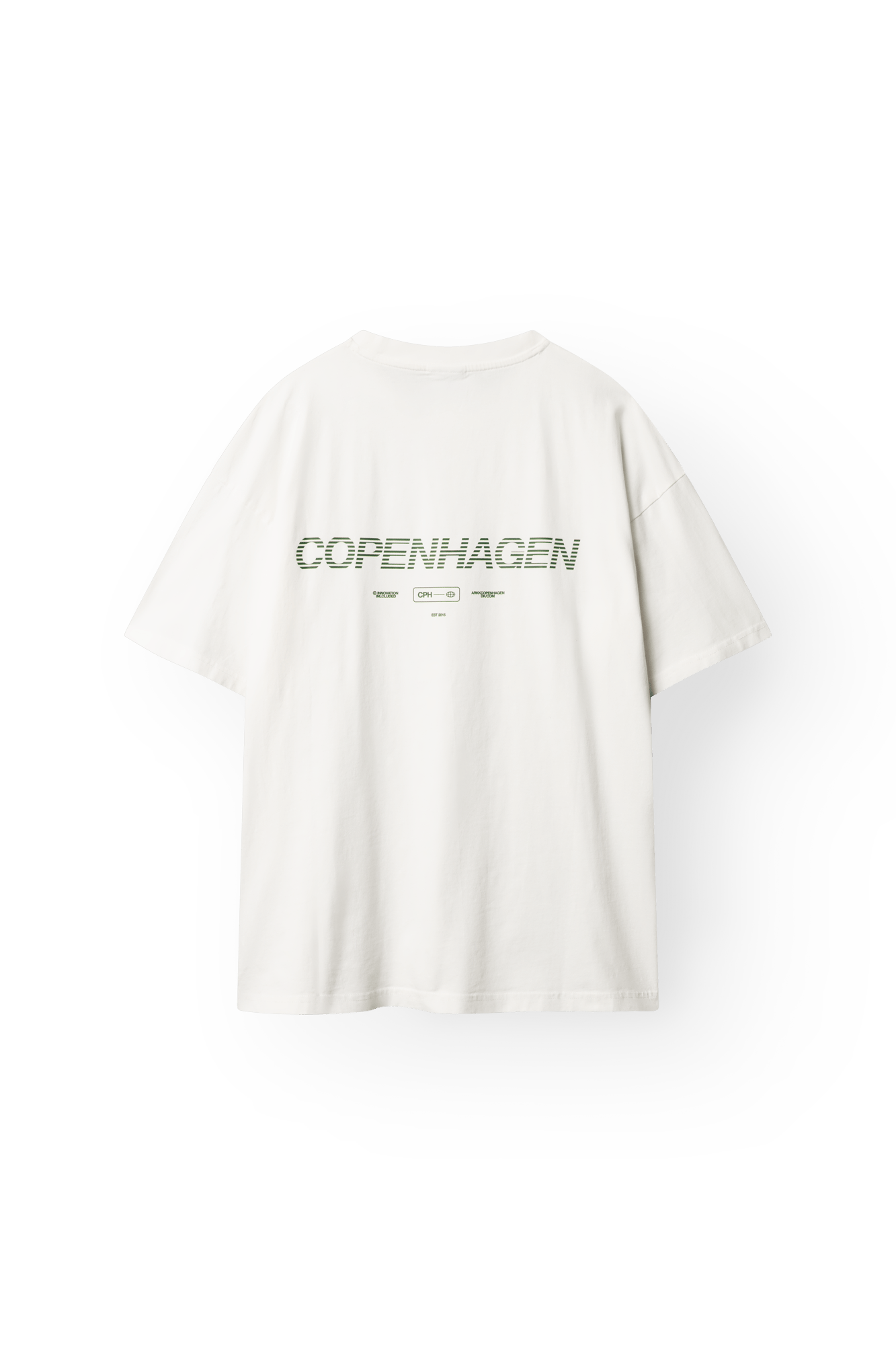 ARKK Apparel ARKK CPH Boxy Tee | Off White Vintage Green T-Shirt